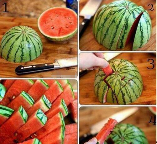 多人吃切瓜教程图片,图解切瓜教程大集合